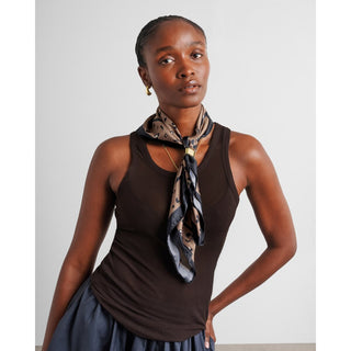 Katie Loxton SATIN MULTIWAY SCARF IN CLASSIC LEOPARD
