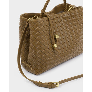 Katie Loxton Nova Hand Woven Top Handle Bag
