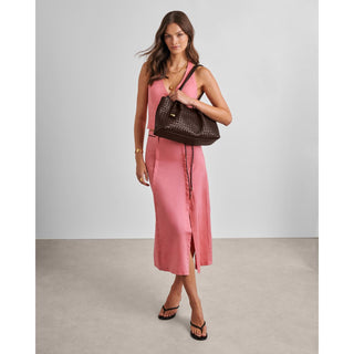 Katie Loxton Nova Small Shoulder Tote Chocolate