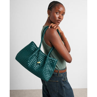 Katie Loxton Nova Small Shoulder Tote Palm Green