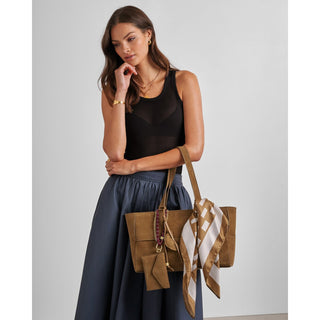 Katie Loxton Taya Woven Suedette Tote Bag