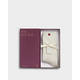 Katie Loxton Box of Chunky Knit Heart Socks