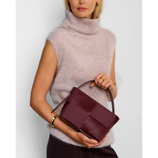 Katie Loxton Taya Hand Woven Suedette Top Handle Bag