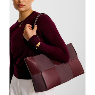 Katie Loxton Taya Hand Woven Suedette Tote Bag