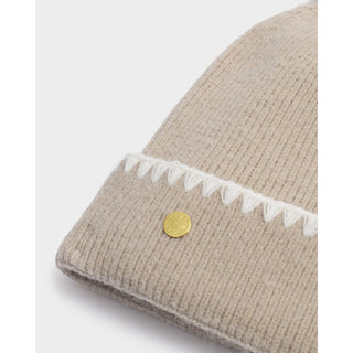 Katie Loxton Whipstitch Pom Pom Knitted Hat