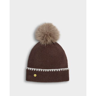 Katie Loxton Whipstitch Pom Pom Knitted Hat