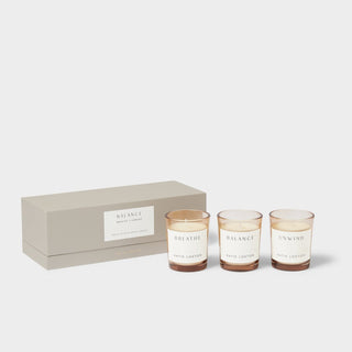 Katie Loxton Trio Votive Set 'Balance'