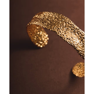 Katie Loxton Luxe Lock Textured Bangle