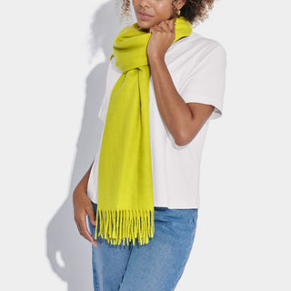 Katie Loxton Blanket Scarf in Lime Green