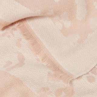 Katie Loxton Printed Blanket Scarf in Pink and Off White