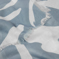 Abstract Zebra Cornflower And Off White