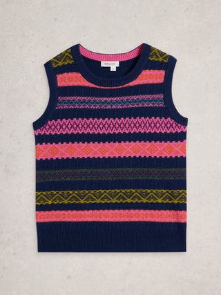 White Stuff Lottie Fairisle Tank Top