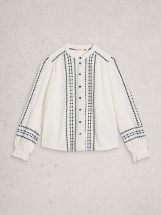 White Stuff Naomi Embroidered Shirt