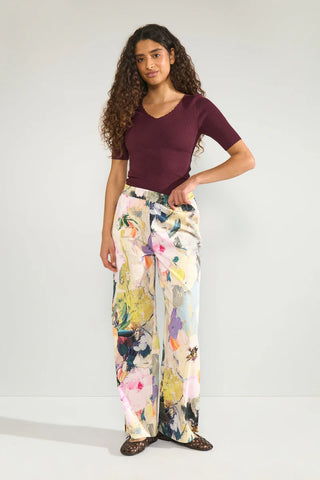 NÜMPH Nuayelet Short Sleeve Cropped Jumper