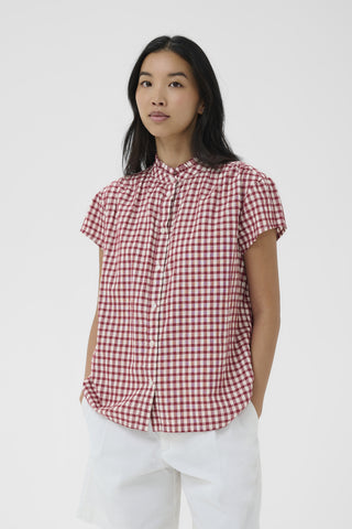 Part Two Bjanka Gingham BLOUSE