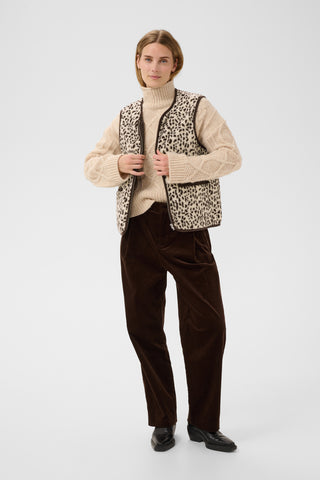 Part Two Camelie Leopard Gilet