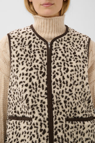 Part Two Camelie Leopard Gilet