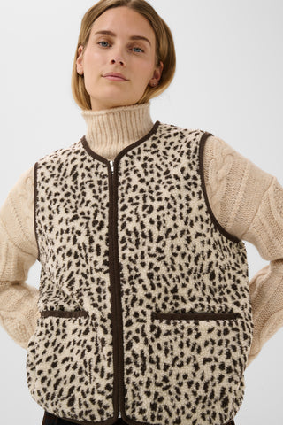 Part Two Camelie Leopard Gilet