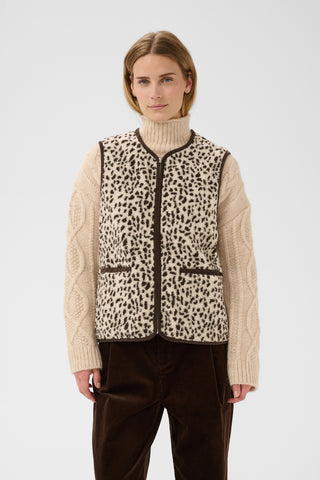 Part Two Camelie Leopard Gilet