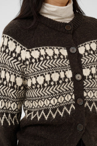 Part Two Charmaine Fairisle Cardigan