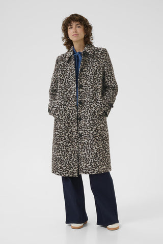 Part Two Suzy Leopard Print Coat