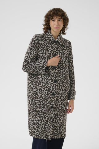 Part Two Suzy Leopard Print Coat