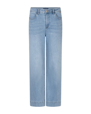 Conny Pressed Crease Wide Leg Cropped Jeans