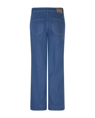 Conny Pressed Crease Wide Leg Cropped Jeans 28" Leg