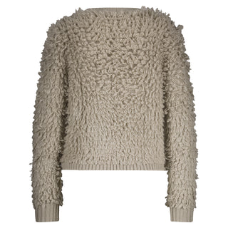 Red Button Loop Knitted Cardigan
