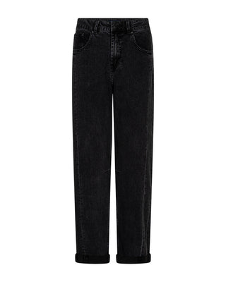 Red Button Caitlina Side Patch Black Tapered Denim Jeans 29" Leg