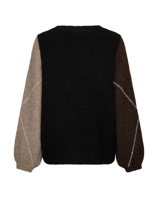 Red Button Argyle sweater