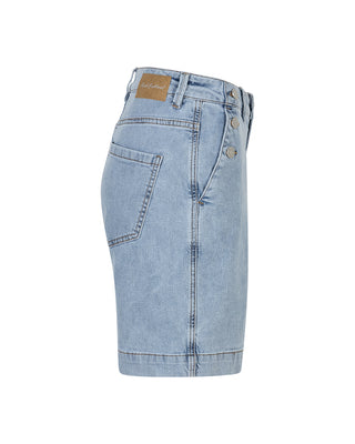 Red Button Bibette Shorts & Buttons Denim
