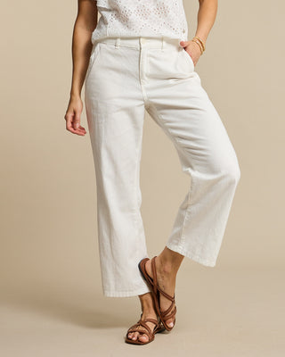 Red Button Conny Wide Leg Cropped Jeans