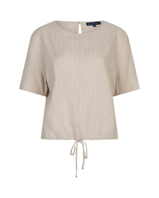 Red Button Skyler Pinstripe Short Sleeve Top