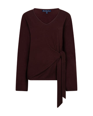 Red Button Sweet Knot Lightweight Jumper