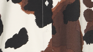 B Young Hamma Cow Print Shirt