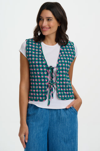 Sugarhill Brighton Vander Quilted Rerversible Waistcoat