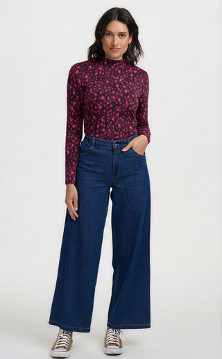 Sugarhill Brighton Annika Turtleneck Jersey Top