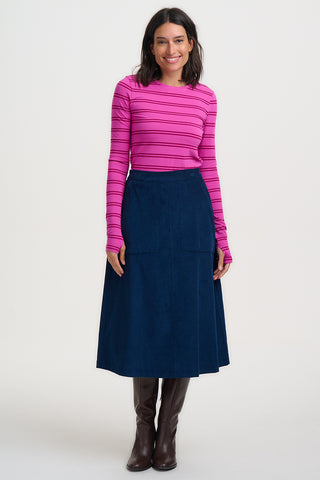 Sugarhill Brighton Deirdre Cord Midi Skirt