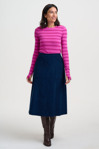 Sugarhill Brighton Deirdre Cord Midi Skirt
