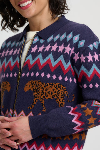 Sugarhill Brighton Katlin Knitted Bomber Jacket