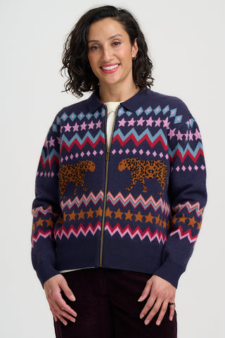Sugarhill Brighton Katlin Knitted Bomber Jacket