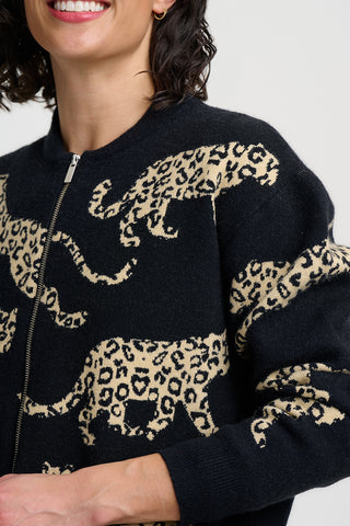 Sugarhill Brighton Solana Knitted Bomber Jacket