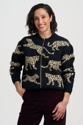 Sugarhill Brighton Solana Knitted Bomber Jacket