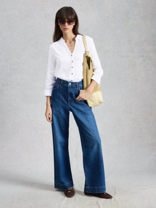 White Stuff Annie Double Cloth Shirt