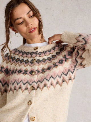 White Stuff Arctic Fairisle Cardigan