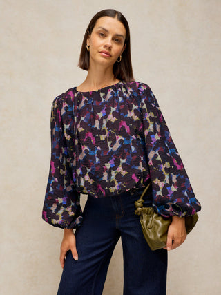 White Stuff Lyra Bubble Hem Top