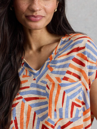 White Stuff Iris Linen T-Shirt