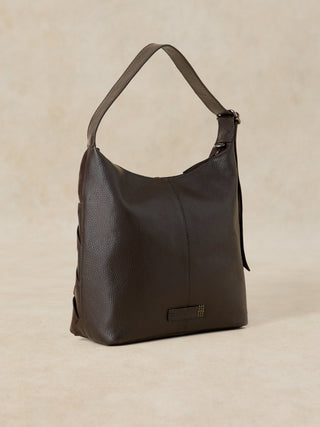 White Stuff Sophia Leather Weave Crossbody Bag