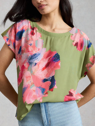 White Stuff Woven Mix T-Shirt